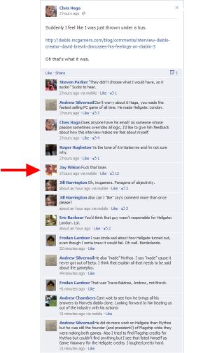 Illustration for article titled Diablo III Interview Leads to Unexpected Facebook Bitching